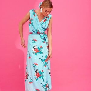 Karavan mint Jeannie wrap dress